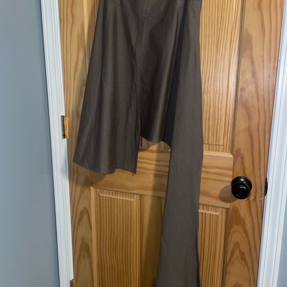 Yohji Yamamoto Asymmetrical Tan Skirt, Size 1 (Medium) - Picture 4 of 10